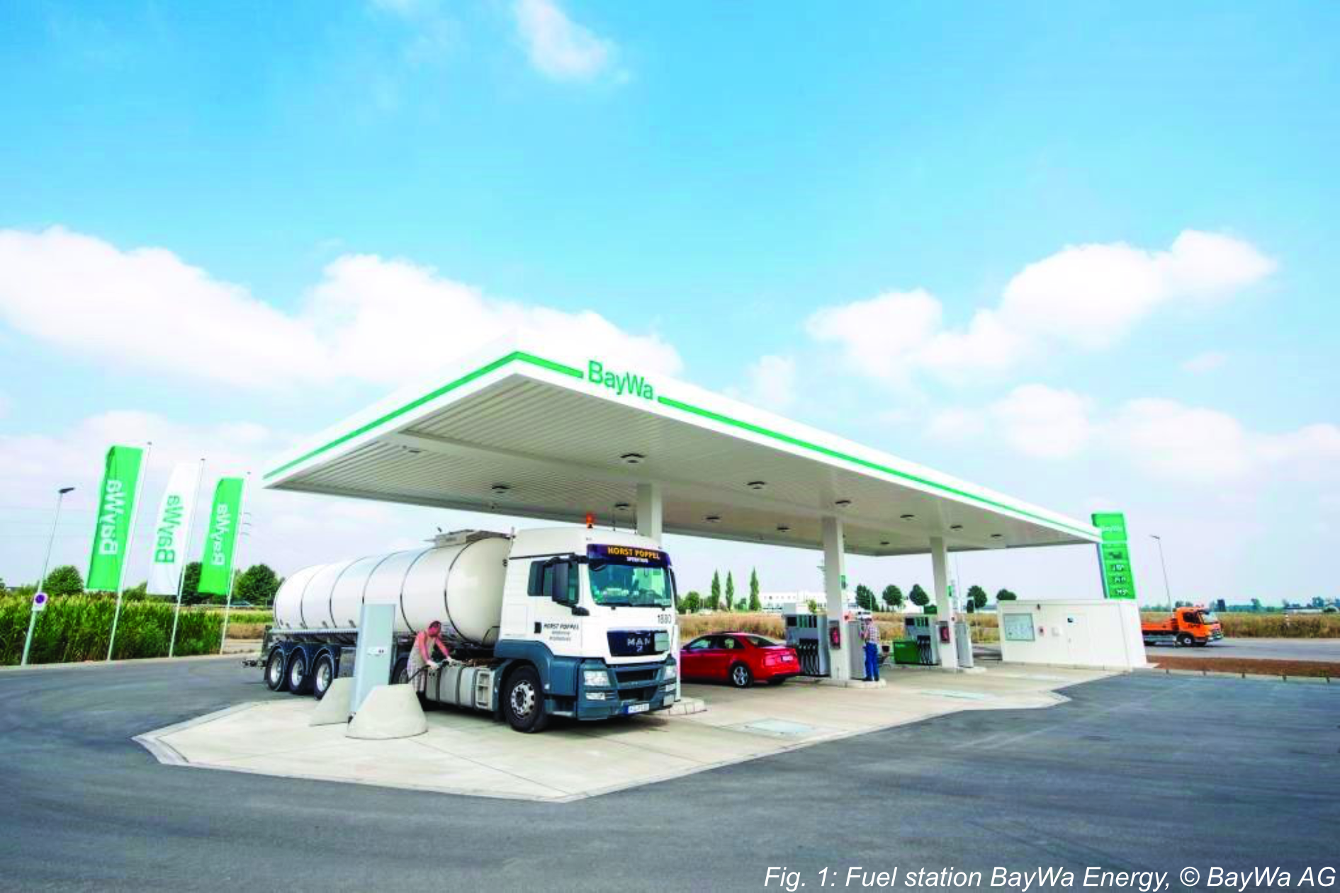 Fuel station BayWa Energy, © BayWa AG