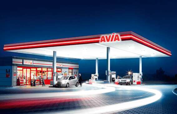 Tankstelle von AVIA, © TESSOL GmbH